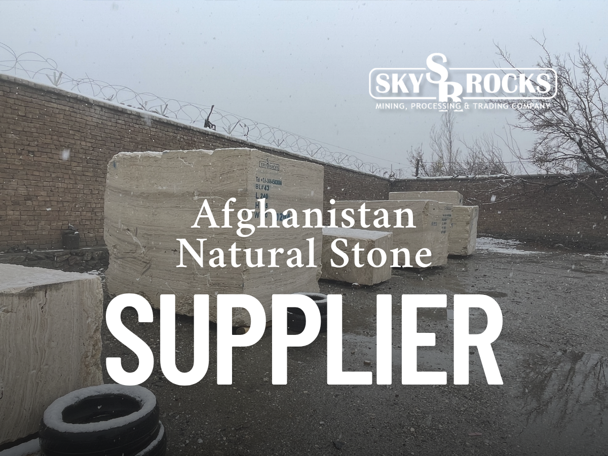 Afghanistan Natural Stone Supplier | Premium Marble, Travertine & Onyx by Sky Rocks