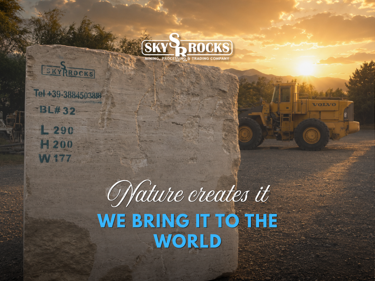 Nature creates it. We bring it to the world.