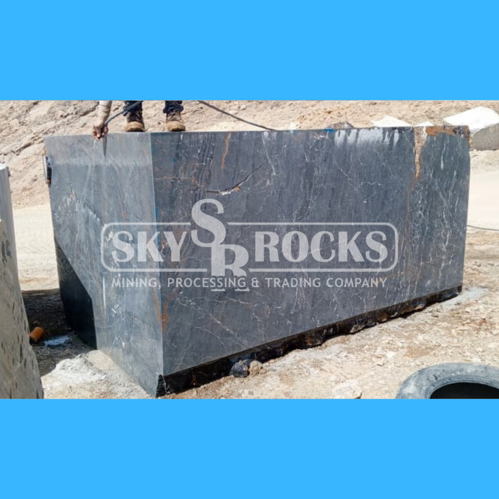 Sky Rocks Black Marble #8 Black Marble #8